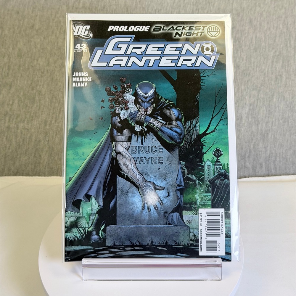 DC Comics Green Lantern Vol 4 #43 Prologue Blackest Night Black Hand 2009